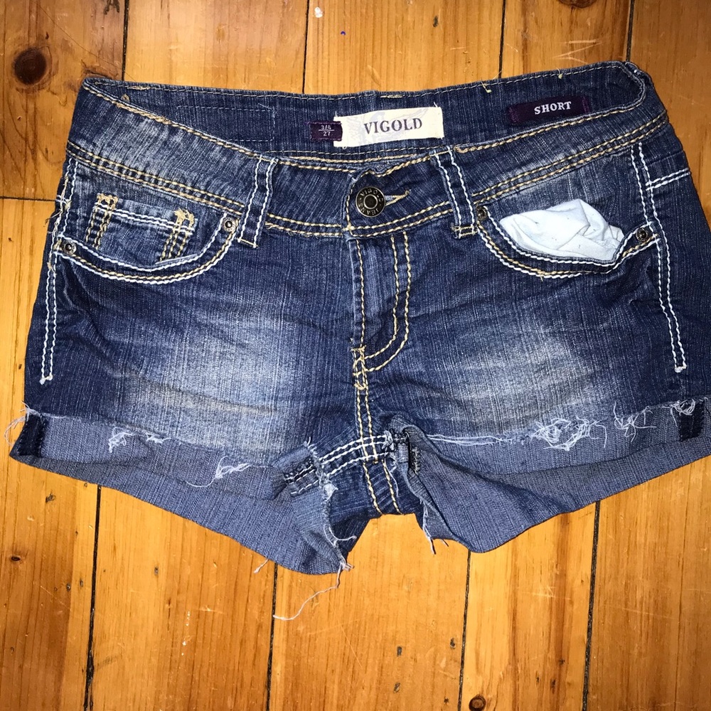 Vintage denim shorts